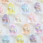 UV Plating Money Bag Acrylic Beads 22mm Translucent Pastel 20pcs 3