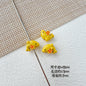 Dolphin and Birthday Bear Metal Beads 15 17mm Painted Alloy 10pcs 8
