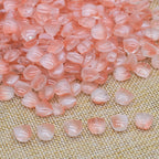 Gradient Tulip Petals Leaves Glass Beads Petal 9mm Leaf 14mm 100pcs 6