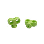 Painted Clockwork Spring Acrylic Beads 18mm Glossy Mixed Colors 20pcs 4