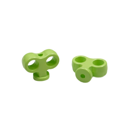 Painted Clockwork Spring Acrylic Beads 18mm Glossy Mixed Colors 20pcs 4