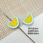 Baking Painted Watermelon and Cake Metal Beads 16mm Colorful 10pcs 7