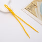 Two Tone Braided Rope Crochet Keychain Fabric Slim Durable 8pcs 8