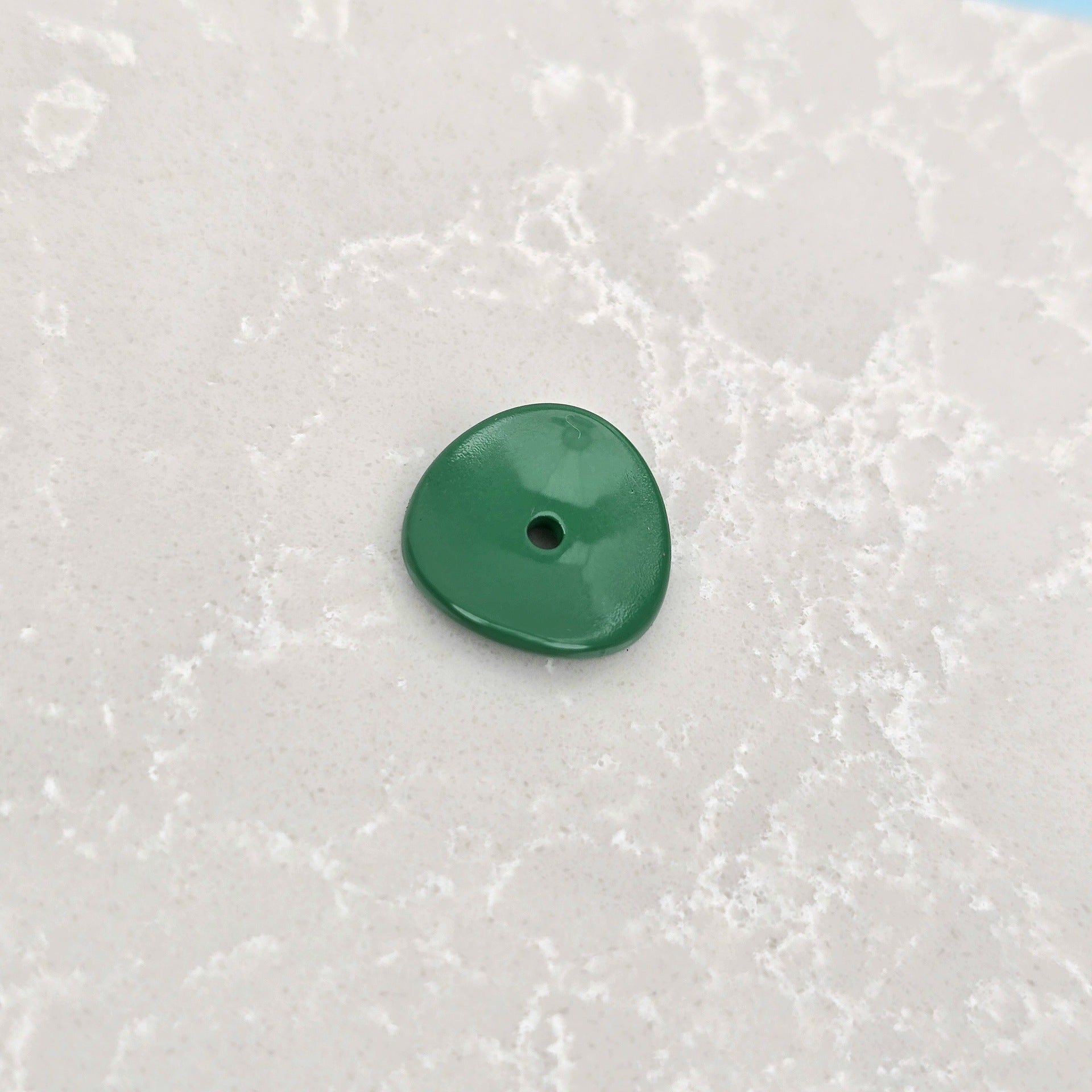 Acrylic Potato Chips Spacer Beads 14mm Baking Painted 20pcs 18