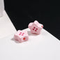 Painted Star Acrylic Beads 13mm Glossy Colorful Button 50pcs 7