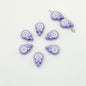 Lollipop Metal Beads 12mm Painted Alloy 10pcs 14