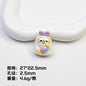 Plating Halloween Elf Resin Beads Glossy Detailed Charms 20pcs 7