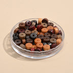 Wood Cylindrical Spacer Beads 7mm Natural Sandalwood 100pcs 4