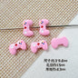 Teddy Bear and Game Controller Metal Beads Painted Alloy 10pcs 23
