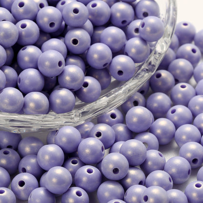 Imitation Pearl Acrylic Beads 8mm-12mm Macaron Colored Pastel 9