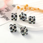 Polymer Clay Cube Rhinestone Beads 16mm Christmas Gift 30pcs 9