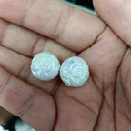 Glow Winding Flower Acrylic Beads 16mm Plated Radiant Colors 100pcs 2