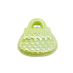 UV Plating Handbag Acrylic Beads 23x22x7mm Pastel Glossy 50pcs 5