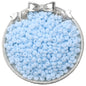 Frosted Abacus Glass Beads 3x6mm Pastel Matte Finish 70pcs 11