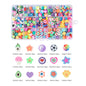 Cartoon Flat Clay Beads Polymer Colorful Mixed Designs 2boxes 8