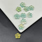 Czech Glass Beads Petals Pentagonal Plum Blossom 14mm Sky Blue 100pcs 3