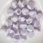 Glitter Cream 10 12 16mm Resin Beads Double Color Swirls 20pcs 6