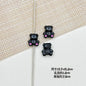 Bear and Honeypot Metal Beads 13mm Hand-Painted Colorful 10pcs 13