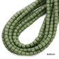 Cylindrical Clay Beads 6mm Colorful Polymer 62pcs 22