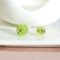 Lampwork Glass Beads Round 8 10 12mm Colorful Gold Foil 100pcs 9