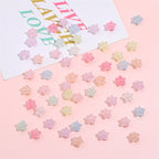 Crackle Star Acrylic Beads 11mm Translucent Glossy 100pcs 4