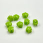 Colored Four-Hole Acrylic Beads Large Hole Chunky Mixed Finishes 100pcs 23