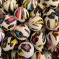 Leopard Print Bubblegum Beads 20mm Glossy Acrylic Animal Pattern 5pcs 4