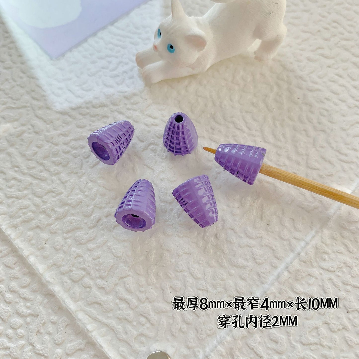 Cupcake and TV Metal Beads Painted Colorful Alloy 20pcs 14