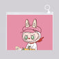Matte Plastic Zip Lock Bags PE Bunny Print 21mm 50pcs 7