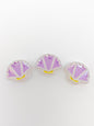 Glow Scallop Acrylic Beads 24mm Pastel Luminescent 50pcs 15