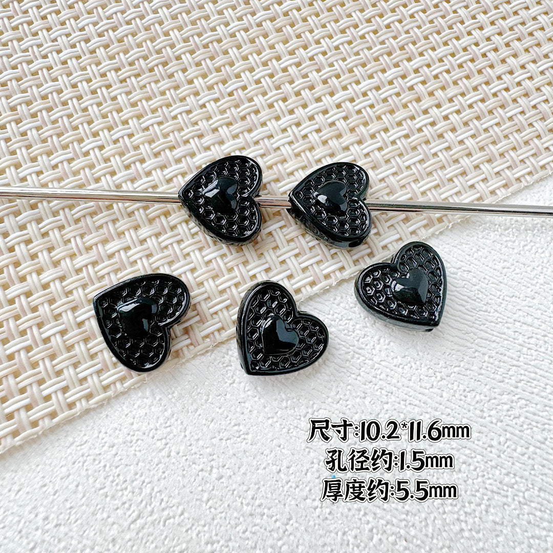 Butterfly Painted Metal Beads Decorative Alloy 10pcs 25