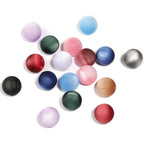 Matte Velvet Resin Beads 16mm Mixed Color Gradient 50pcs 6
