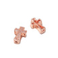 Brass Cross Metal Beads 14mm Punk Cubic Zirconia Pavé 10pcs 9
