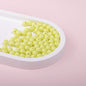 Solid Color Rubberized Round Acrylic Beads 8mm 14