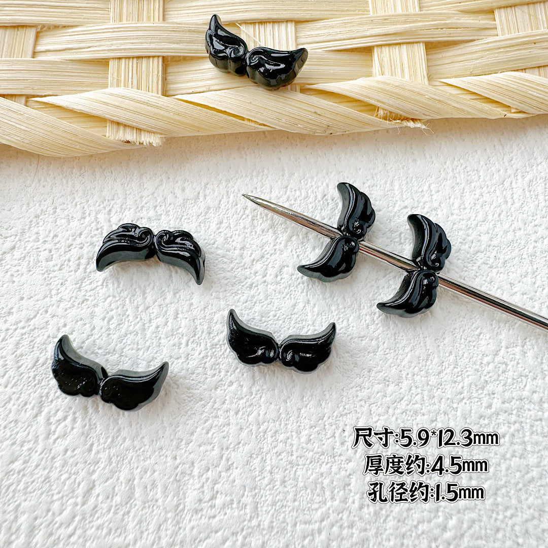 Baking Painted Cheese Animal Metal Beads Whimsical Pastel Colors 20pcs 14