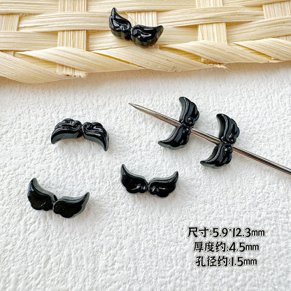 Baking Painted Cheese Animal Metal Beads Whimsical Pastel Colors 20pcs 14