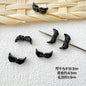 Baking Painted Cheese Animal Metal Beads Whimsical Pastel Colors 20pcs 14
