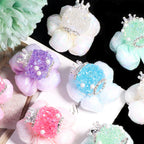 Bubble Flower Acrylic Beads 32mm Sugar Style 5pcs 4
