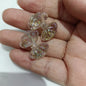 Glow Bow Acrylic Beads 19x27mm Glitter Filled Glow in the Dark 100pcs 3
