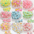 Hand-Painted Fruit Series Acrylic Beads 18mm Glossy 10pcs