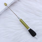 Beadable Ballpoint Pen Comfortable Grip Sponge Sheath Black Ink 1.0mm 24