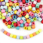 Solid Color Rounded Square Acrylic Beads 7mm Large Hole 100pcs 2