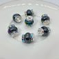 Lantern Rhinestone Beads 14mm Acrylic Plating Bright Color 20pcs 9