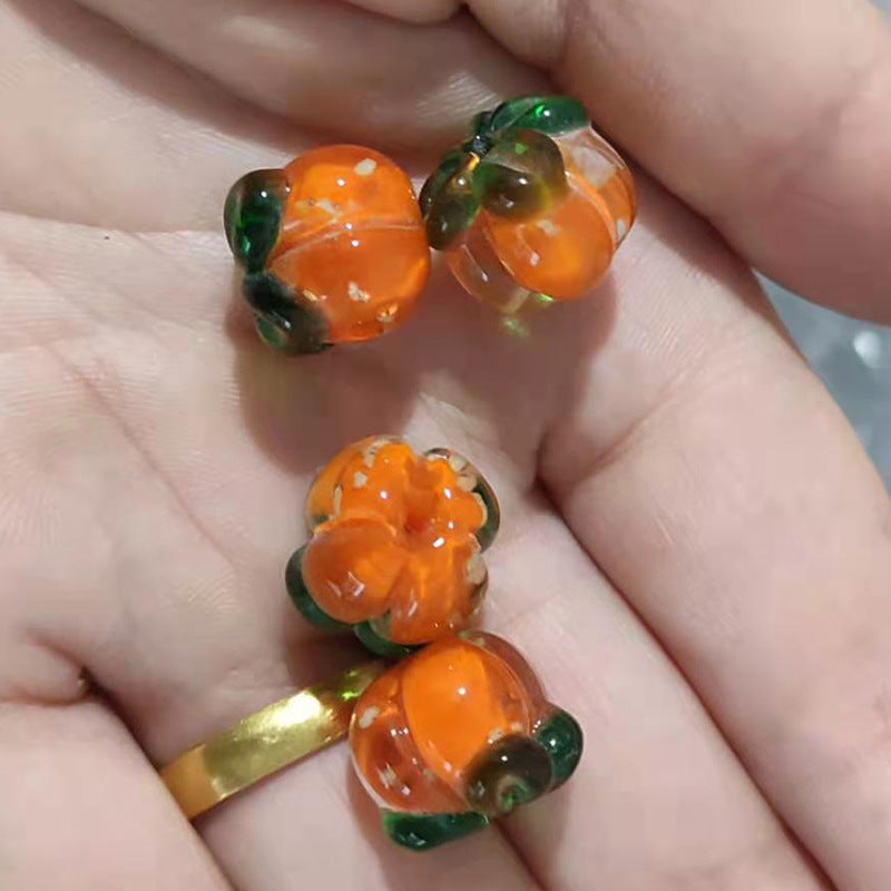 Lampwork Glass Beads Fruit Collection Glow in the Dark Detailed 20pcs 6