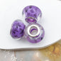Purple Tone Resin Spacer Beads Mixed Shapes and Finishes 40pcs 16