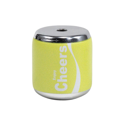 Plating Acrylic Beads 17-20mm Cola Can Design Colorful 10pcs 10
