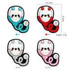 Silicone Focal Beads Stethoscope Coiled Tubing 20pcs