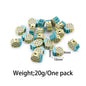 Flat Clay Beads Fruit and Christmas Tree Pattern Polymer 50pcs 24