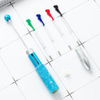 Beadable Pen Four Color Plastic Sugar Bead Design 4 In 1 3