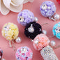 Flower Cluster Round Clay Beads 22mm Tassel Rose Gem 5pcs 3